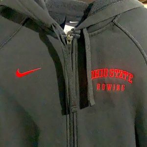 Women’s OSU Ohio State Rowing zip up hoodie size M